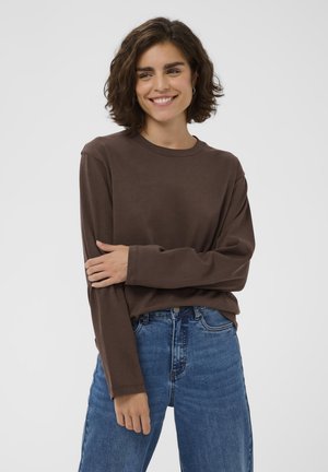 ELENA  - Langarmshirt - chocolate brown