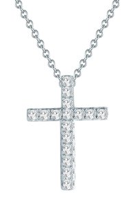 KREUZ - Collier - silberfarben