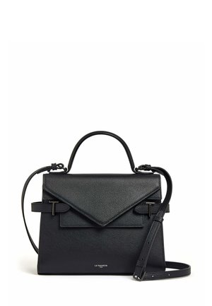 DOUBLE RABAT MOYEN MODÈLE EMILIE - Bolso de mano - noir