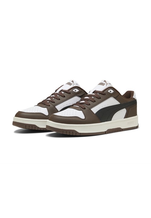 PUMA REBOUND SLAM LO UNISEX - Trainers - chestnut brown- black- white — photo 2