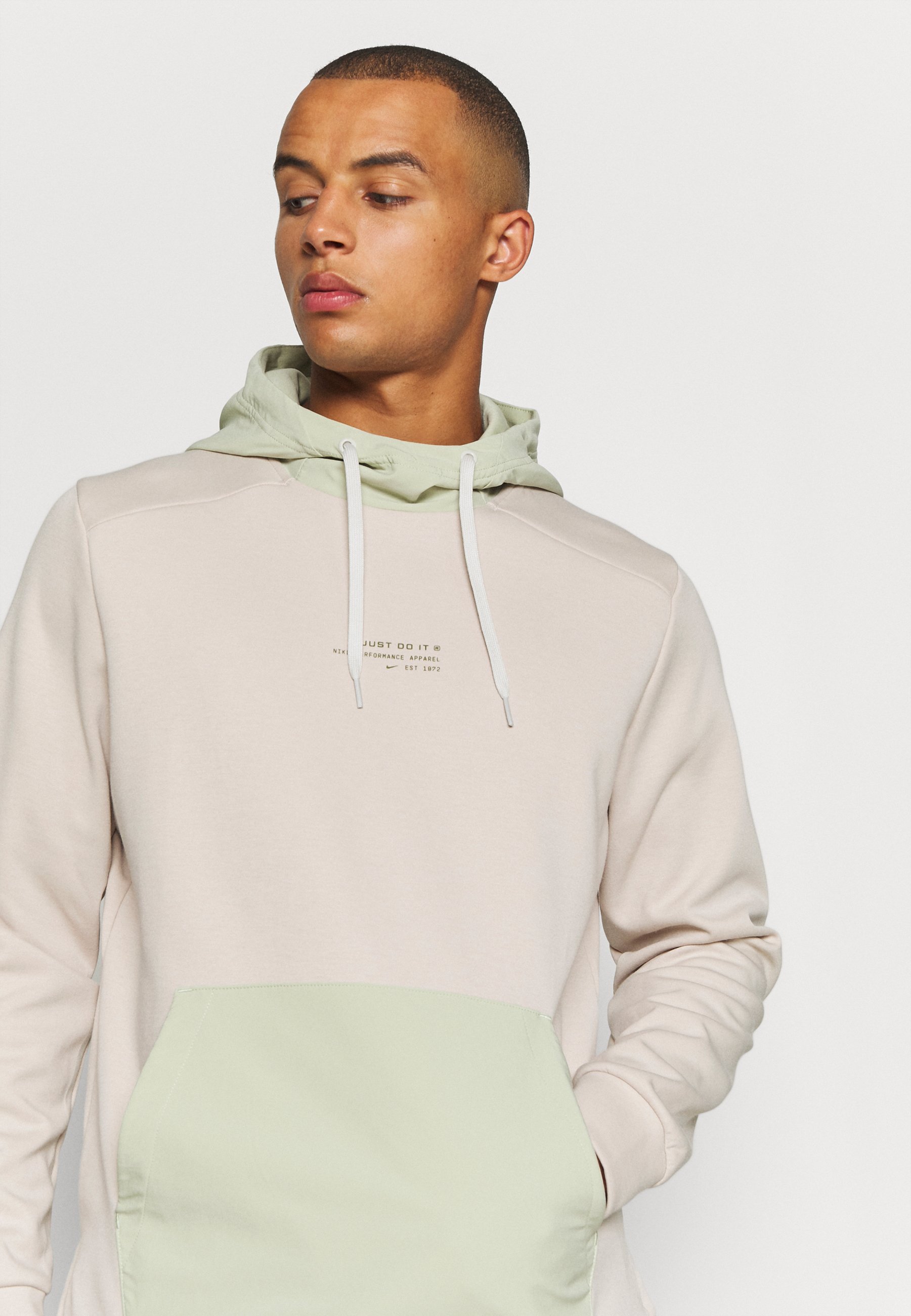oatmeal nike moletom com capuz