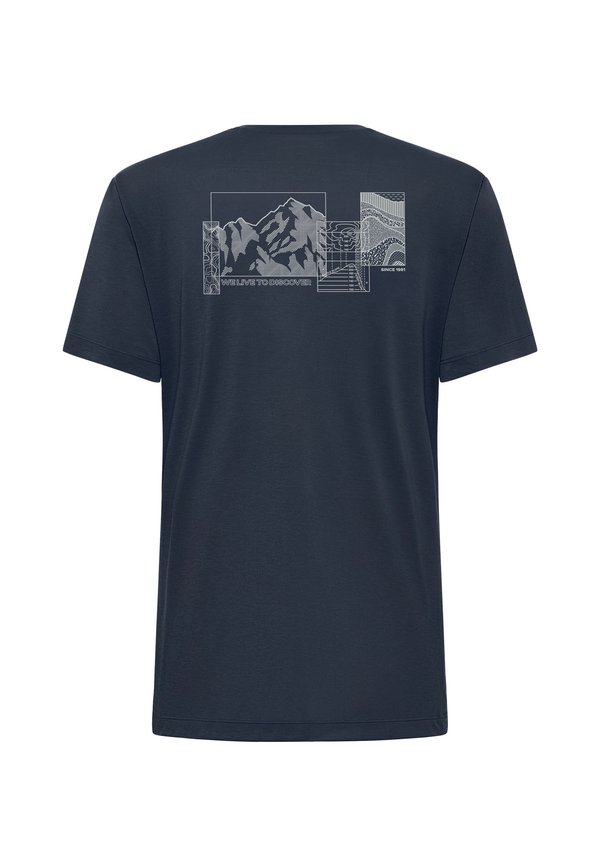 VONNAN GRAPHIC - Print T-shirt - explore midnight sky2