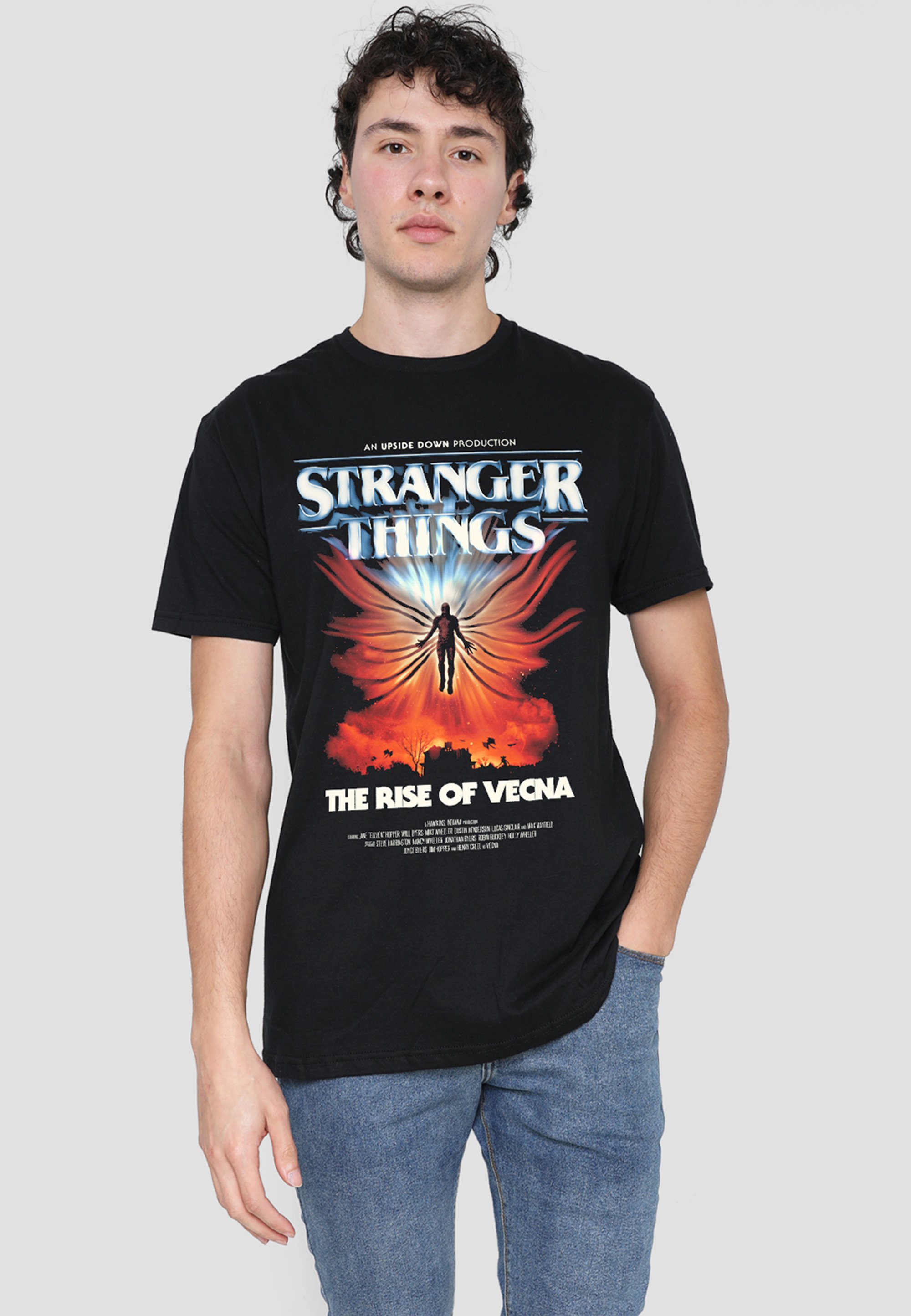 NETFLIX STRANGER THINGS VECNA RISE POSTER - Print T-shirt - black