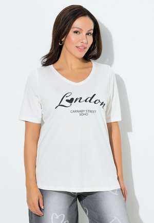 LONDON GRAPHIC TEE - T-Shirt print - off-white