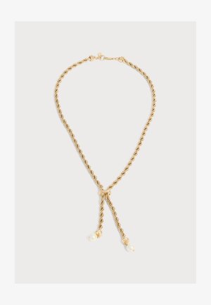 Lauren Ralph Lauren, ROPE PEARL YNECK - Κολιέ - gold-coloured/white