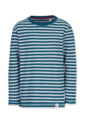 Band of Rascals STRIPED - Langærmet T-shirt - dark-petrol