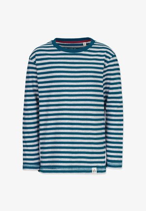 Band of Rascals STRIPED - Langærmet T-shirt - dark-petrol