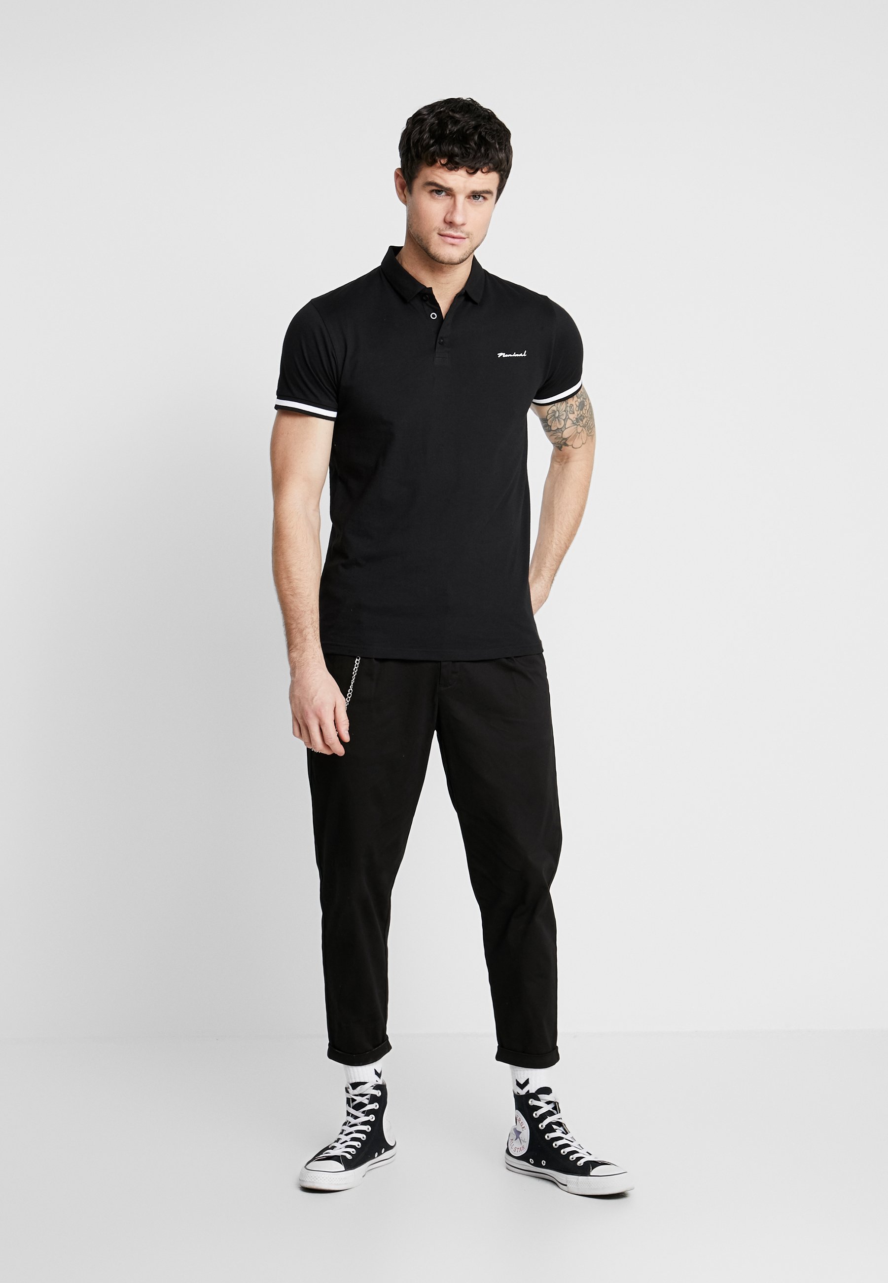 Redefined Rebel LEE CROPPED PANTS - Pantaloni - black/nero - Zalando.it
