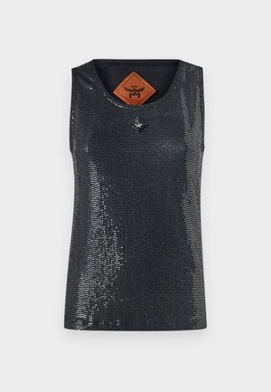 MCM SEQUINS TANK  - Top - black