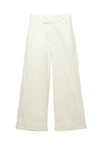WIDE-LEG - Hlače - white