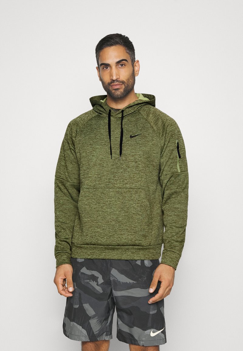 Nike Performance Sweatshirt com capuz - rough green heather alligator black