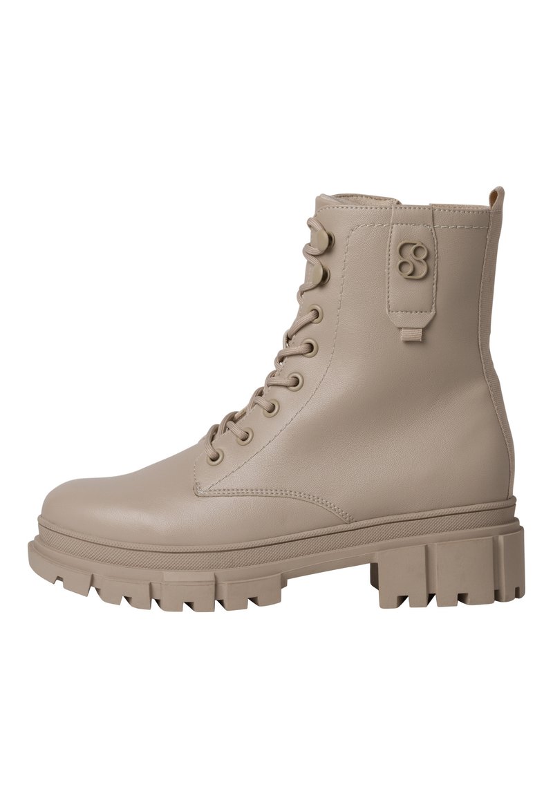 s.Oliver Stivaletti con plateau - ivory