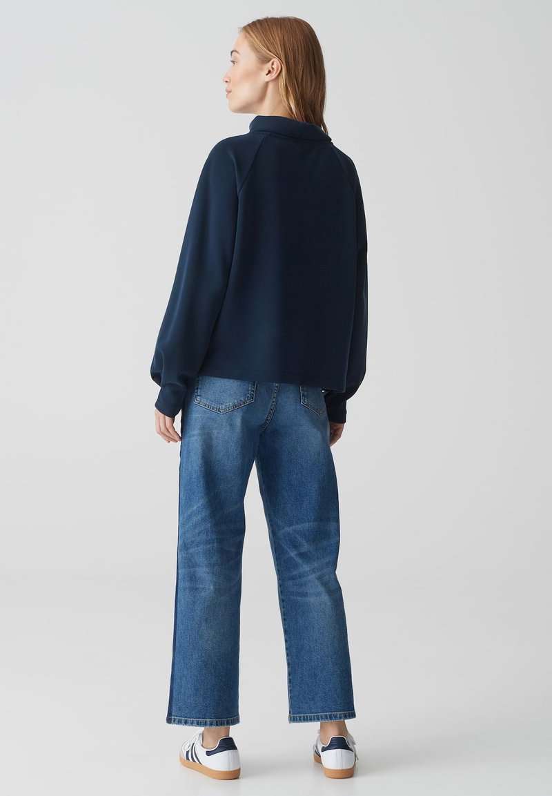 Kapuzensweater Hoodie Opus Sweater Gadira Blau Clothing Opus