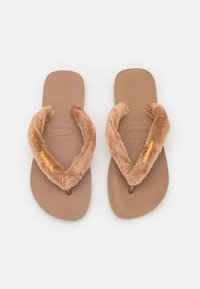 Havaianas TOP HOME FLUFFY - Pantofole - rose gold