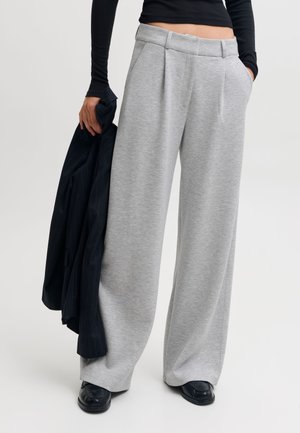 JJXX, TROUSERS JXBILLIE - Pantalon classique - light grey melange