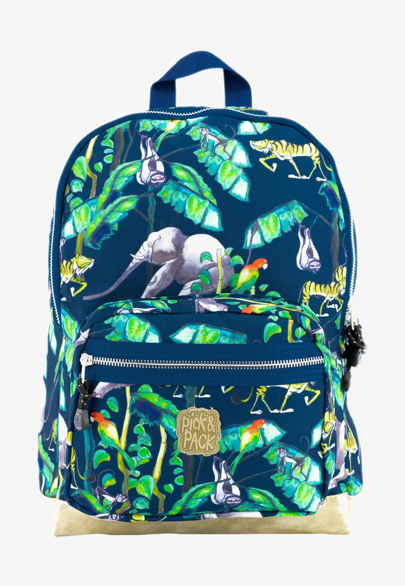 Pick & Pack HAPPY JUNGLE M - Backpack - dunkelblau
