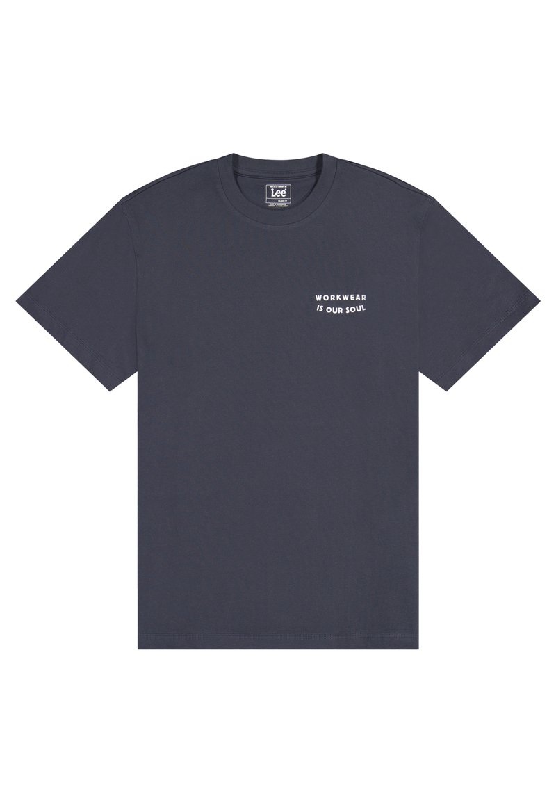 Lee T-shirt print donkerblauw