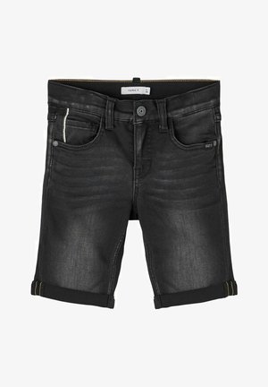 NKMTHEO - Jeansshort - black denim