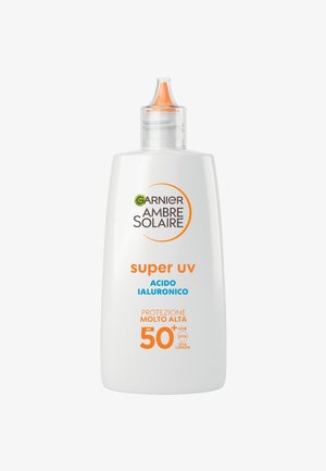 Garnier AMBRE SOLAIRE SUPER UV FLUIDO IDRATANTE ACIDO IALURONICO SPF50+ - Crema solare - spf