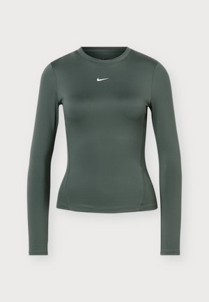 Nike Performance, ONE - Блуза с дълги ръкави - camo green/white