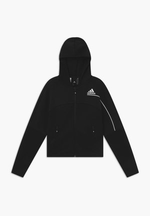 Felpa con zip - black/white