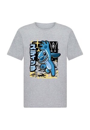 Print T-shirt - heather grey