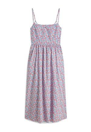 Tommy Jeans, TJW POPLIN STRAP MAXI DRESS EXT - Freizeitkleid - red flower aop