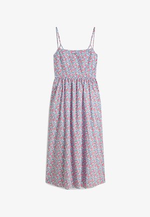 Tommy Jeans, TJW POPLIN STRAP MAXI DRESS EXT - Vestido informal - red flower aop