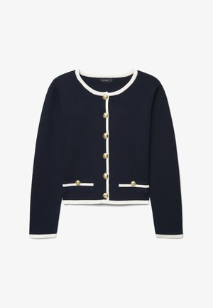 Calliope, MAGLIA TINTA UNITA - Gilet - blu notte