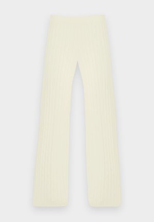 GAP Petite, CABLE PANT - Nadrágok - ivory frost
