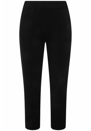 Ulla Popken KONISCHES BEIN BIESE ELASTIKBUND - Stoffhose - black