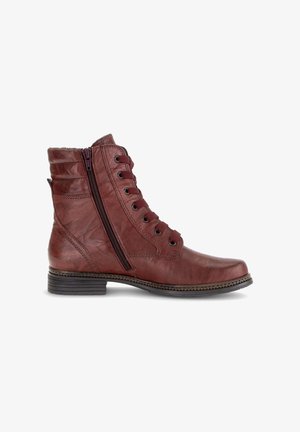 Gabor, GABOR SCHNÜRSTIEFELETTE - Snowboots - dark-red