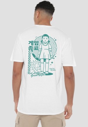 SQUID GAME LIGHT BACK - T-Shirt print - white