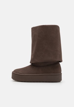 Bottes à plateau - dark brown