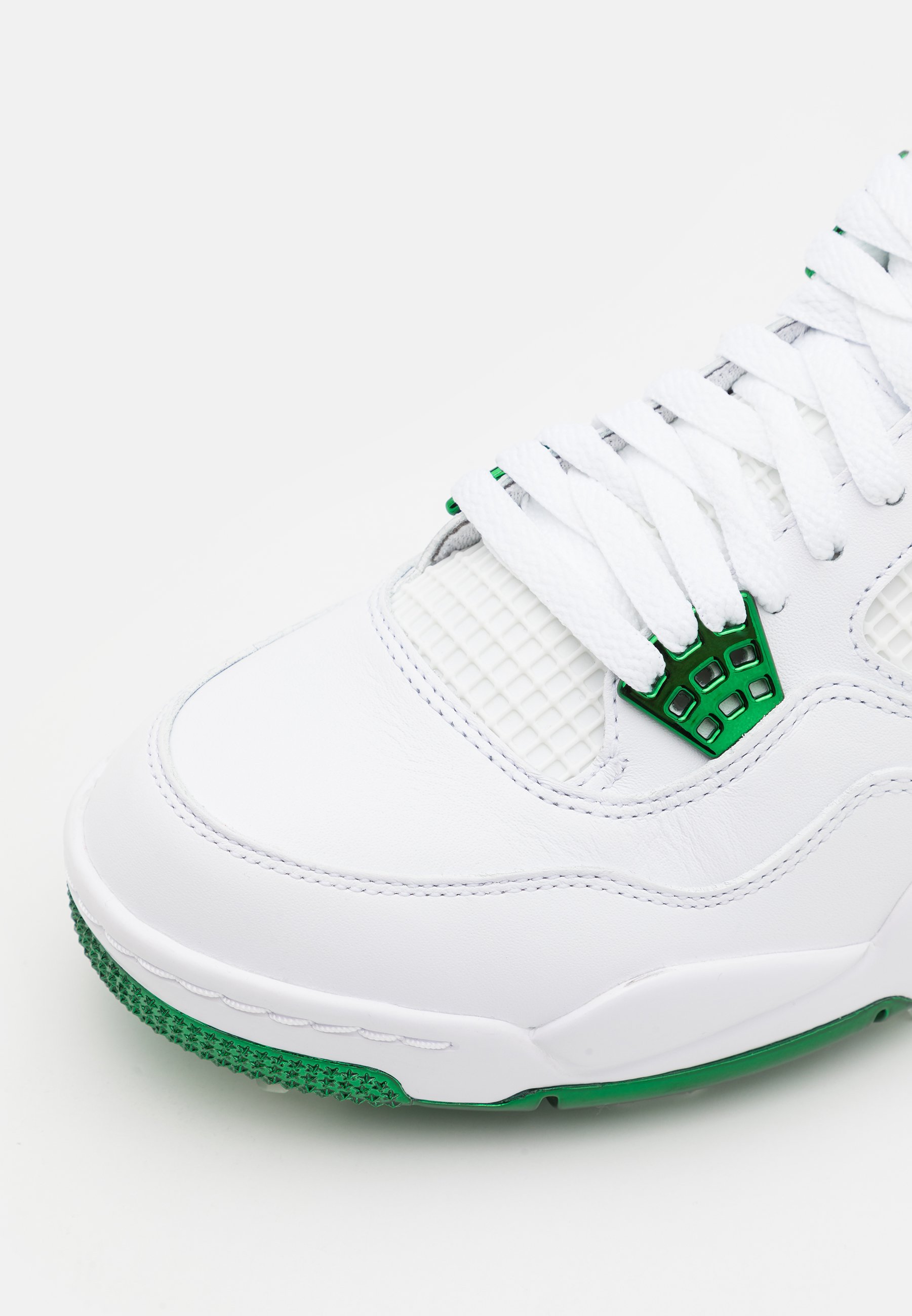 Nike Golf PGA CHAMPIONSHIP JORDAN IV G NRG - Golfschuh - white/pine  green/chrome yellow/weiß - Zalando.de