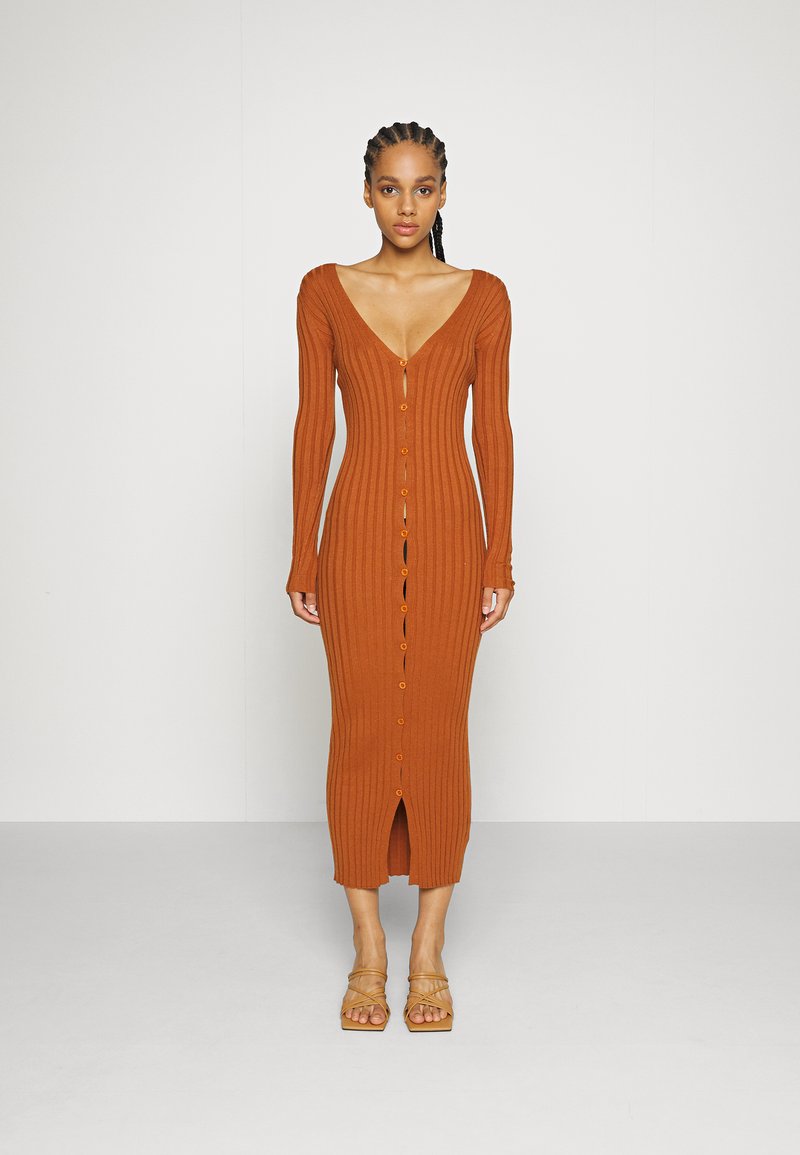 Glamorous DRESS Jumper dress rust/metallic red Zalando.co.uk