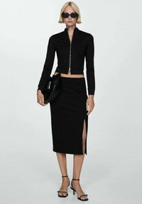 Mango Pilotska jakna - black