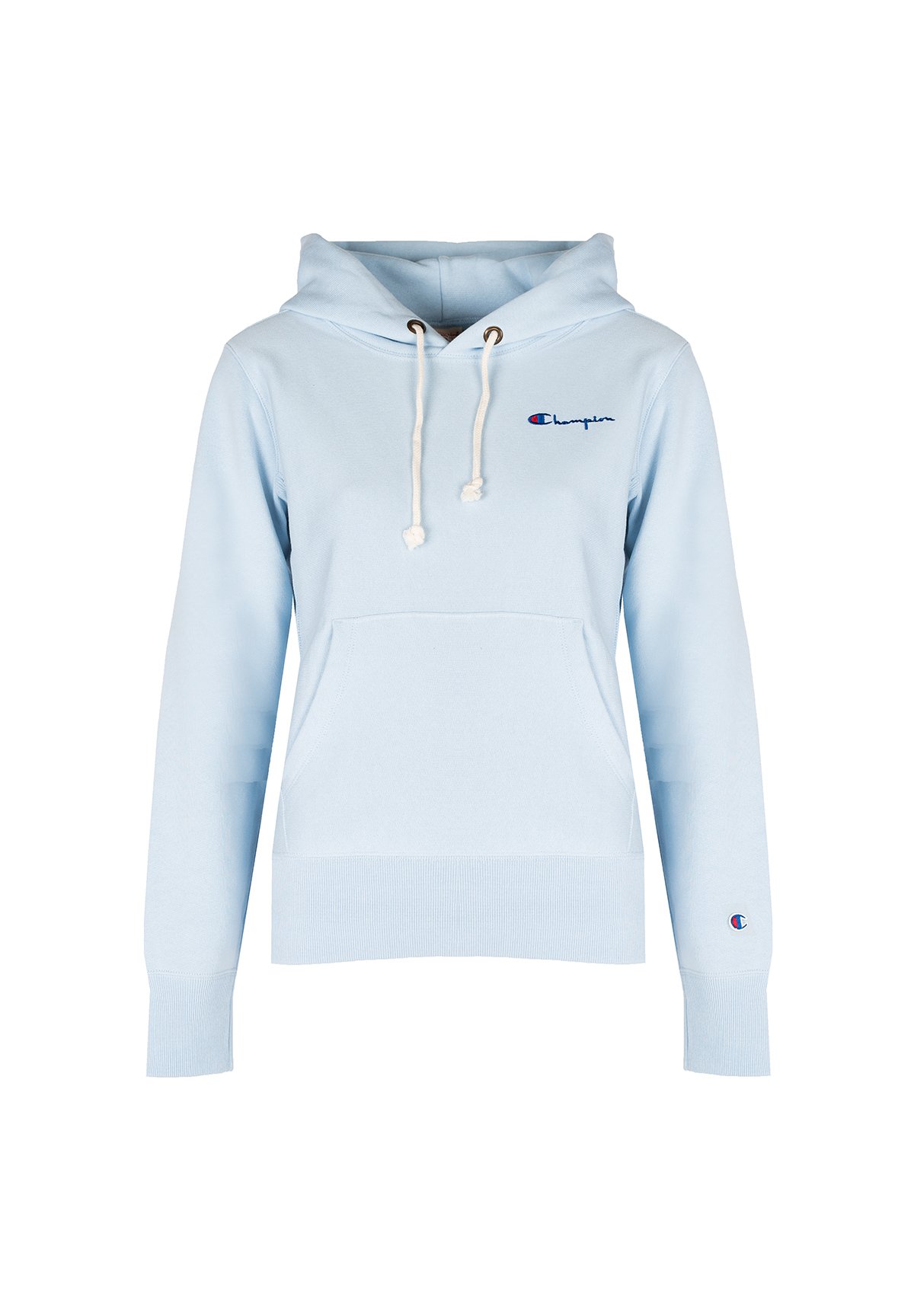 Kapuzenpulli Champion Hoodie Damen Hellblau Hooded Sweatshirt