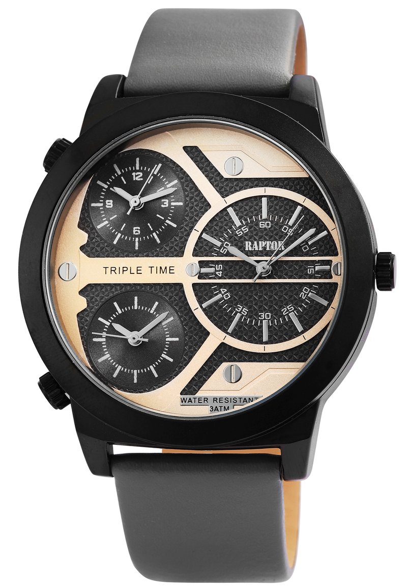 Herren Analoguhren | RAPTOR SILONY Chronograph schwarz - IU60005 Herren Analoguhren | RAPTOR SILONY Chronograph schwarz - IU60005