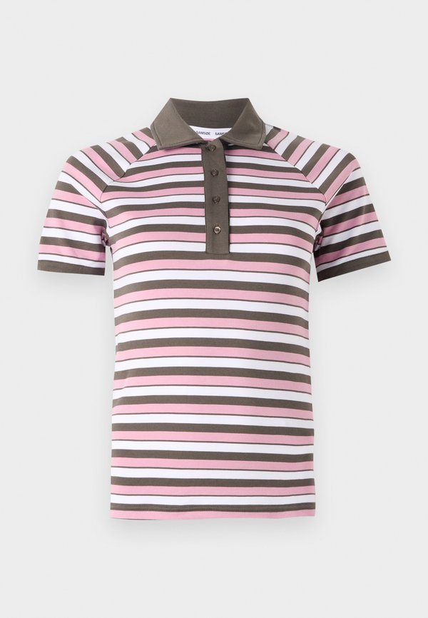 AMY  - Polo shirt - beluga orchid2