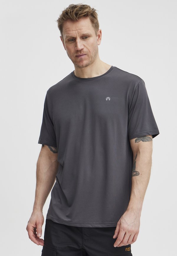 NBTERGO - Basic T-shirt - asphalt