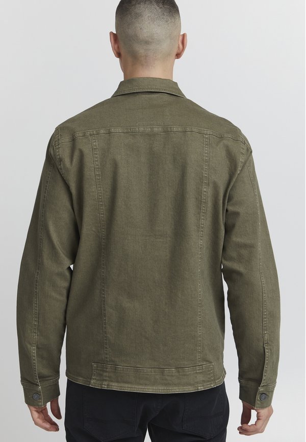 PRDetrik - Denim jacket - olive night2