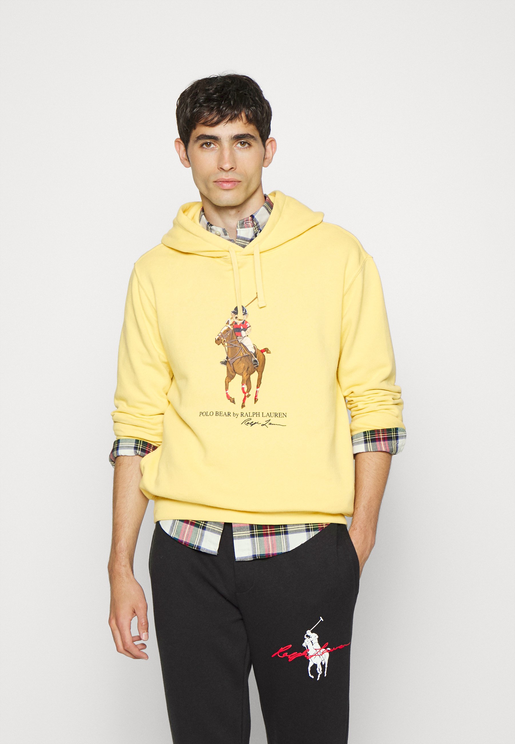 Polo Ralph Lauren HOOD LONG SLEEVE - Hoodie - campus yellow/geel - Zalando .nl