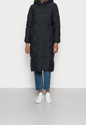 Daunenmantel - black