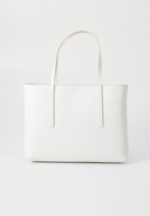EMBLEM SMALL TOTE SET - Handbag - white