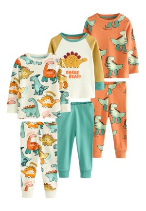 Next REGULAR FIT - SNUGGLE 3 PACK SET - Nachtwäsche Set - multi dino