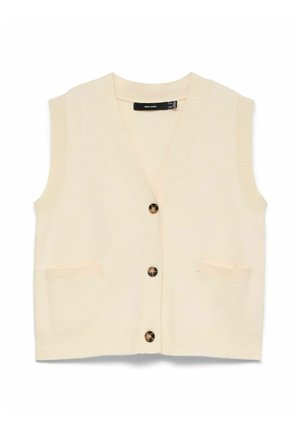Vero Moda, KNITTED VEST VMGOLD KNITTED VEST - Vest - birch