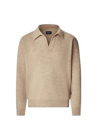 Façonnable OPEN COL - Poloshirt - light beige