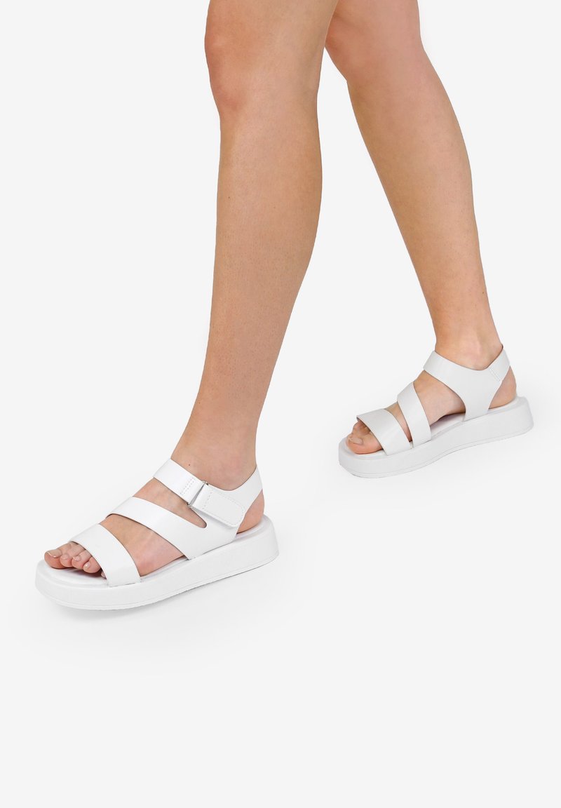Bosanova Sandalias con plataforma - blanco