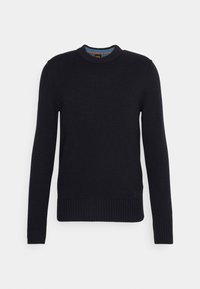 BOSS Stickad tröja - dark blue